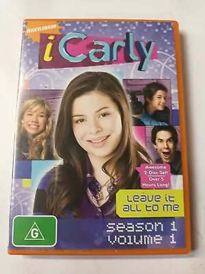 ICarly : Season 1 : Vol 1 (DVD 2009) AC35 • £10.80