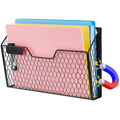 Magnetic File Holder Black 1 Layer 11 X 8.5 In • $38.10