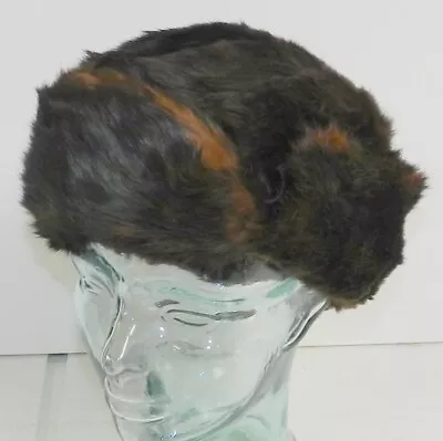 Vintage Superior Manufacture Mens Mink Trapper Fur Hat • $74.95