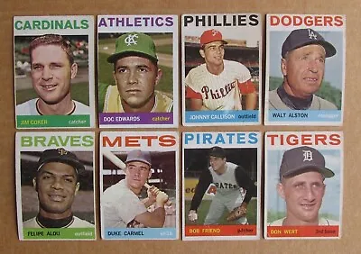 1964 Topps Baseball Cards #1-275 Singles Complete Your Set U-pick Updated 3/12 • $2.25