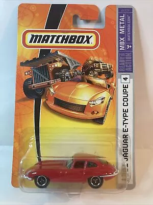 2007 Matchbox #4 Red 1961 Jaguar E -Type Coupe • $5