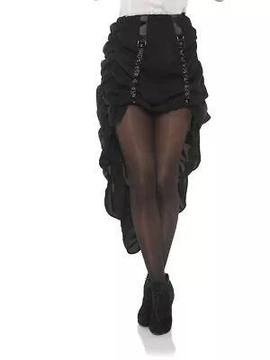 Women's Black Steampunk Costume Skirt Medium 8-10 • $20.98