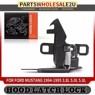 Front Side Hood Latch Lock For Ford Mustang 1994-1995 V6 3.8L V8 5.0L To 7-95 • $26.99