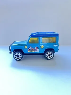 Matchbox Land Rover 90 Defender Blue K-9 Dog Patrol Model Car 60mm (391) • £14.99