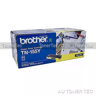 Brother Genuine TN155Y YELLOW High Yield Toner HL4050CDN DCP9040CN MFC9440CN • $207.20
