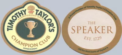 Taylor (Timothy) Keighley Yorkshire No.351 Beermat Coaster Bierdeckel SousBock • £0.99