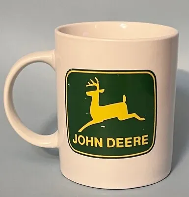 Vintage John Deere Coffee Mug. White With Green Logos. Licensed By Gibson. • $15.40