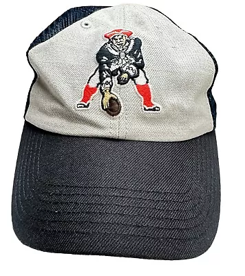 Blue And Gray Snap Back Trucker NFL New England Patriots Football 47 Hat Cap • $12