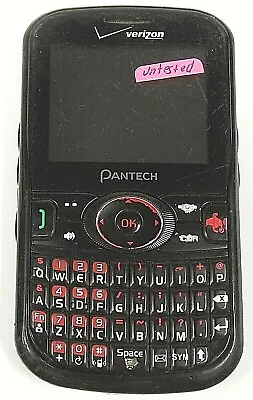 Pantech Caper TXT8035PP - Black ( Verizon ) Cellular Phone - Untested • $5.09