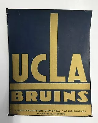 Very Old Rare Vintage Original UCLA/Bruins Logo Decal On Paper. • $75