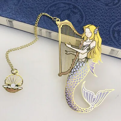 Mermaid Bookmark Creative Gift Literature Art Student Book Mark Reading Tassel • $18.58