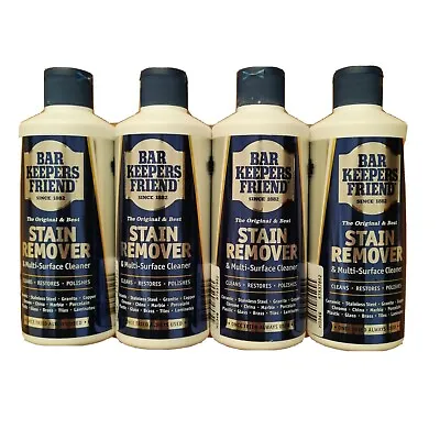 £6.99 • Buy SALE Bar Keepers Friend Stain Remover Surface Cleanier 250g X 4 Bottles