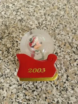 Disney Mickey Mouse Jc Penny Snow Globes 2003 Free Shipping  • $11.99