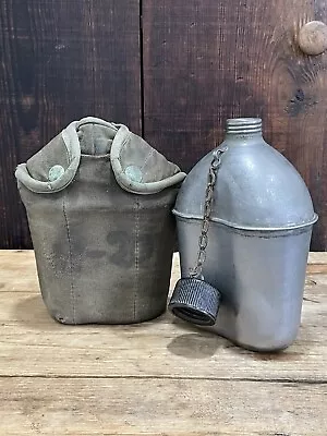 Original Salty WW2 US Canteen Set G.P & F. Co. 1945 WWII • $49.99