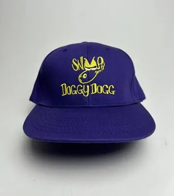 Vintage Snoop Doggy Dogg Hat Snap Back 90s Doggystyle Deathrow Nwa Brockum Rap • $38