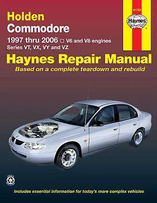 Holden Commodore VT VX VY VZ 1997-2006 Workshop Repair Manual 41743 • $59.50