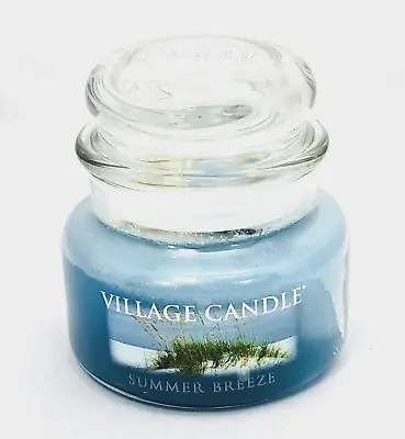 Village Candle Summer Breeze 11 FL OZ Glass Jar Scented Candle W/ Air Freshener • $8