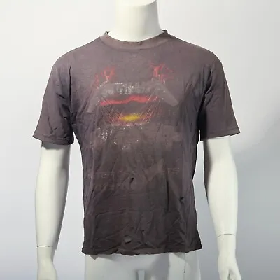 Metallica Master Of Puppets Original Vintage Shredded T-Shirt Metal Tee Size L • $200