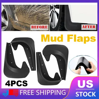 4PCS Car Mud Flaps Splash Guards For Front Or Rear Auto Universal Accessories US • $11.89