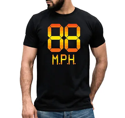 £11.99 • Buy 88mph Mens T Shirt Back To The Future Marty Mcfly Movie Inspired Gift Tees Tops