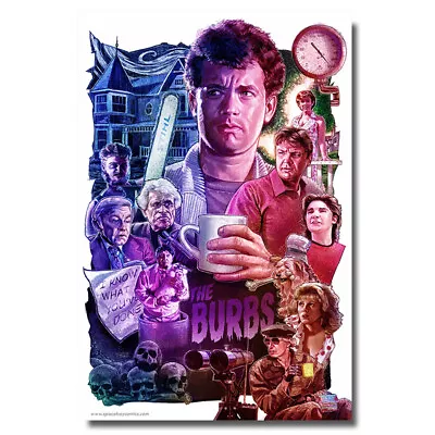 The Burbs 1989 Movie Poster Classic Film Wall Art Painting Print Room Decoration • $6.99