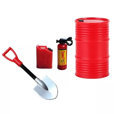  Shovel Fuel Tank Oil Drum Fire Extinguisher Decoration For Axial SCX24 C101204 • $16.34