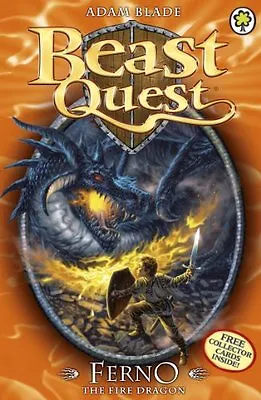 Ferno The Fire Dragon (Beast Quest) By  Adam Blade. 9781846164835 • £2.51