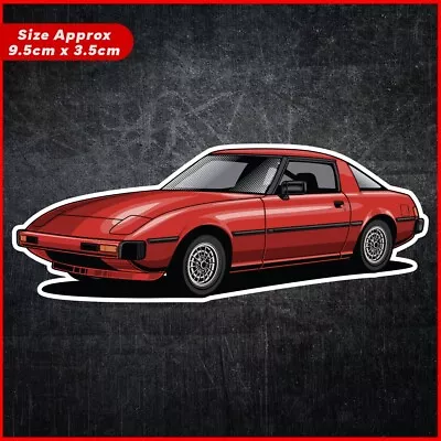 Mazda Rx7 Art Work Sticker Rotary 12a 13b 20b Car Laptop Mancave Window Decal • $6.85