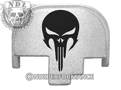 For Smith Wesson S&W M&P 9 40 45 Rear Slide Back Plate Sil NDZ Skull 2 • $19.99