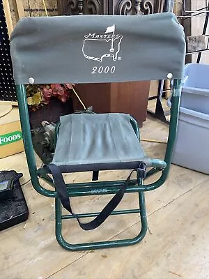 Vintage 2000 Augusta Masters Golf Tournament Folding Chair • $50