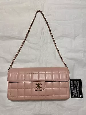 Genuine Chanel East West Chocolate Bar Shoulder Bag • $3500