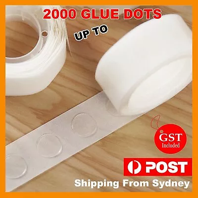 Up 2000x Balloon Glue Dots Photo Adhesive Bostik Party Double Tape Scrapbooking • $2.95
