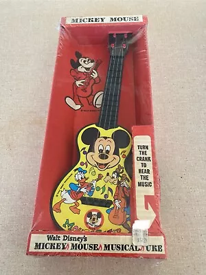 Vintage NOS Walt Disney’s Mickey Mouse Uke By Carnival • $29.50