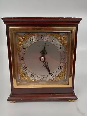 Mappin & Webb Small Elliott Clock Wood & Metal Mantel Clock Angel Detailing • $13.26