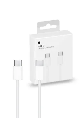 Genuine Apple USB Type-C Charger Original Cable For IPhone 15 Pro Max Plus 1M 2M • $24.95