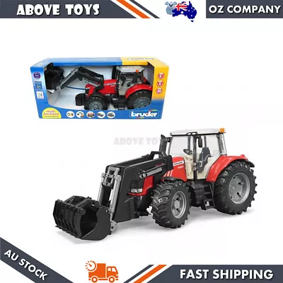 $123.69 • Buy Bruder 1:16 Scale Massey Ferguson 7600 Tractor With Front End Loader Model Toy