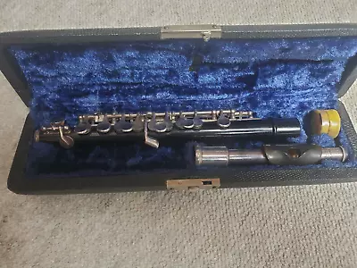 Very Nice Used Wooden Boehm Piccolo Flute In  C    R. Keilwerth  • $349