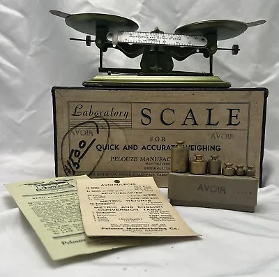 Vintage Pelouze MFG Co. Desktop Laboratory  Scale • $44