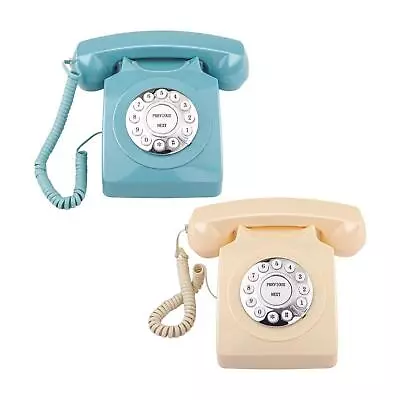 Guestbook Phone Recorder With Rotation Dial Retro Style Landline Phone For Bar • £100.09