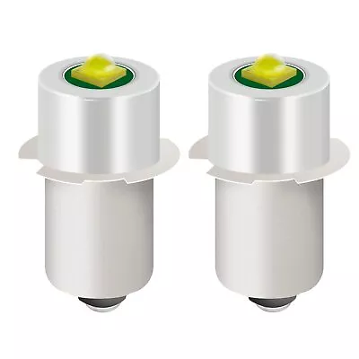 2 Pack LED Flashlight Bulb With 18V 12V 19.2V 6-24 Volt And 3W 247LM And PR2 ... • $13.12