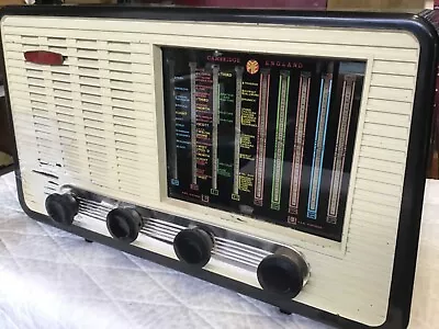 Vintage Pye P39U Cambridge England 1957  Valve/ Tube Radio • $175