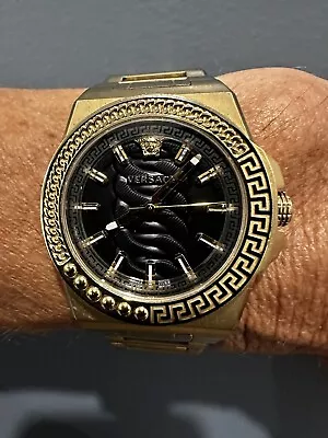 Versace VEHD00520 Gold Chain Reaction Watch • $2500