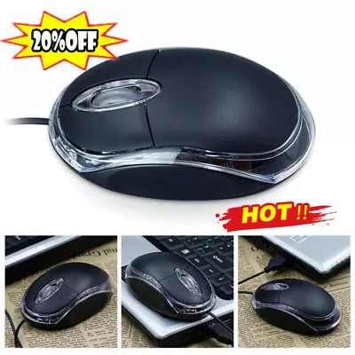 USB Optical Wired Mouse For Computer Pc Laptop Scroll For Laptop Desktops  FAST • $2.94