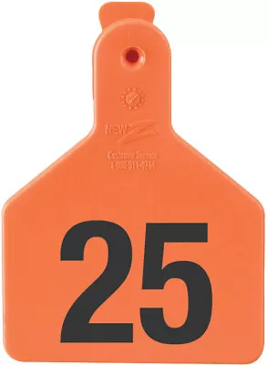 Z Tags Calf Ear Tags Orange Numbered 176-200 • $35.98