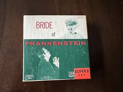 Excellent 1935 Castle Films Bride Of Frankenstein No. 1013 Super 8 Mm B&W Film  • $30