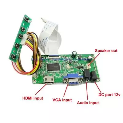 NEW   NT156WHM-N32  HDMI + VGA LCD LED LVDS EDP Controller Board Driver • $21.74