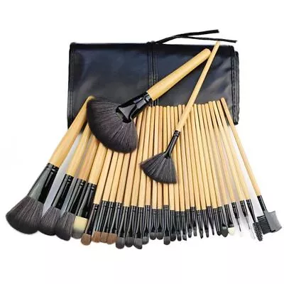 Eyelash Makeup Brushes Set With Bag 32Pcs Professional Blush Brush  Women • $22.67