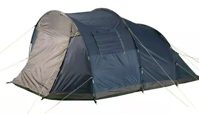 Halfords 4 Person Tunnel Tent With Canopy Premium Tent (2) • £95