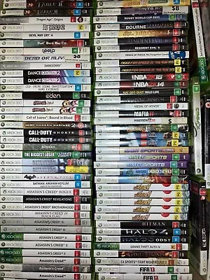 Xbox 360 Games $10 Or Less Create Your Own Bundle Drop Down List Capped Postage • $6