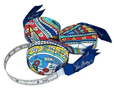 Vera Bradley Marina Paisley Retractable Tape Measures Set Of 3 • $17.49